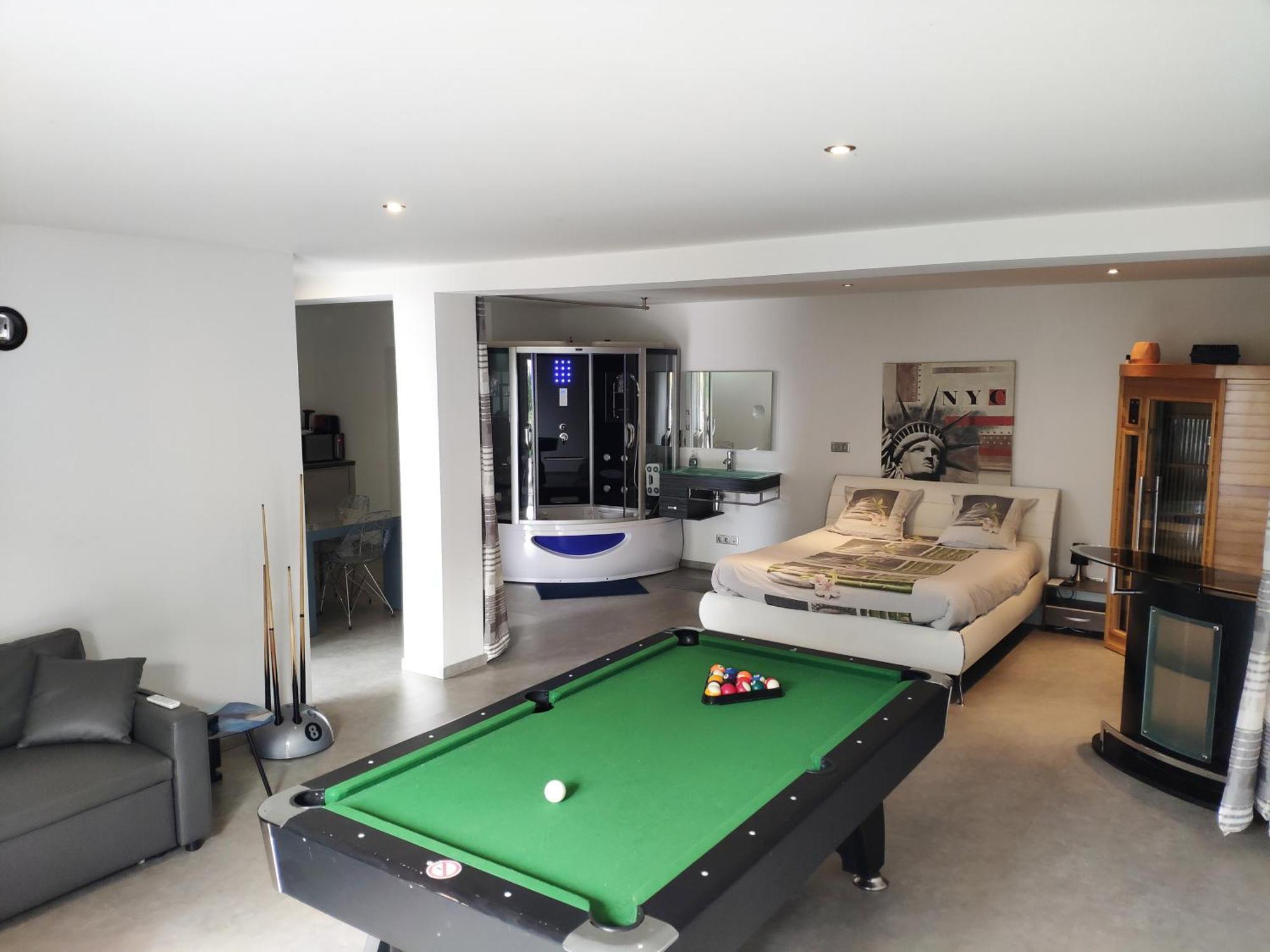 Apartment Loft Zen Balneo Parking Gratuit Sauna Hammam Billard Agen